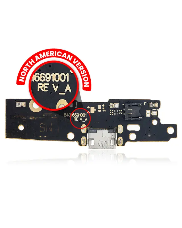 Dock de charge pour Motorola E4 (XT1764 / XT1767 / XT1768 / 2017) (US Version / Rev_A)