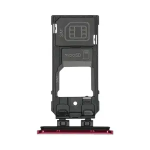 Tiroir Sim Premium Sony Xperia 5 Rouge