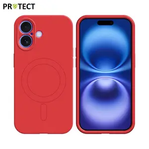 Coque de Protection IZ001 PROTECT pour Apple iPhone 16 Plus MagSafe Rouge