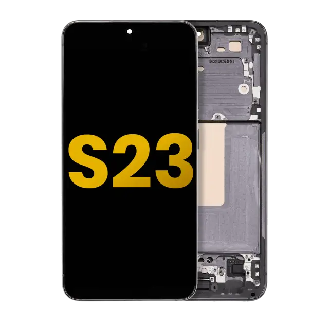 Écran OLED avec châssis pour Samsung Galaxy S23 5G (version US & internationale, reconditionné, vert)