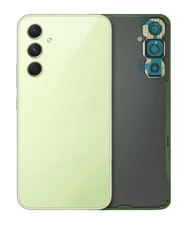 Capot arrière avec lentilles pour Samsung Galaxy A54 5G (A546 / 2023) (pack service origine, Lime) — vue 1