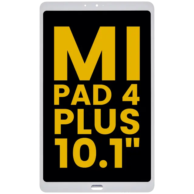 Écran LCD sans châssis pour Xiaomi Mi Pad 4 Plus 10.1'' (reconditionné, blanc)