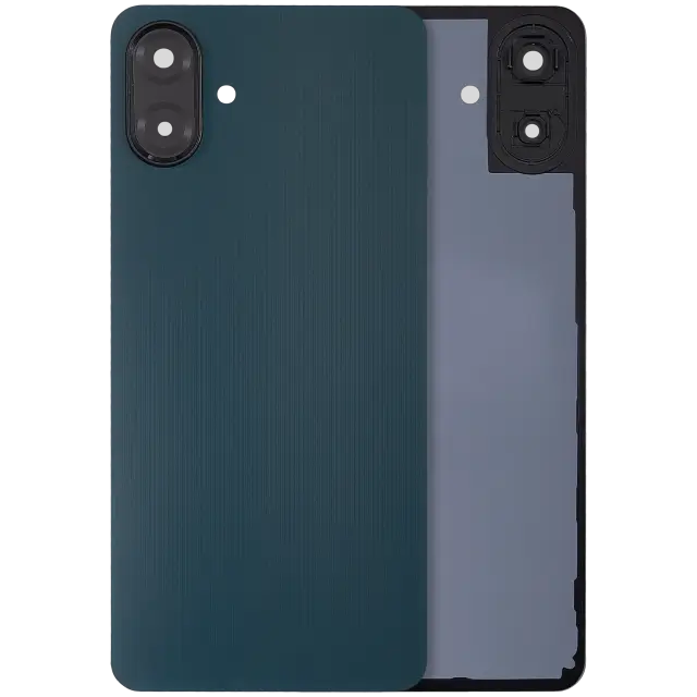 Vitre arrière pour Samsung Galaxy A07 4G (A075 / 2025) (sans logo, compatible premium, Dark Green)