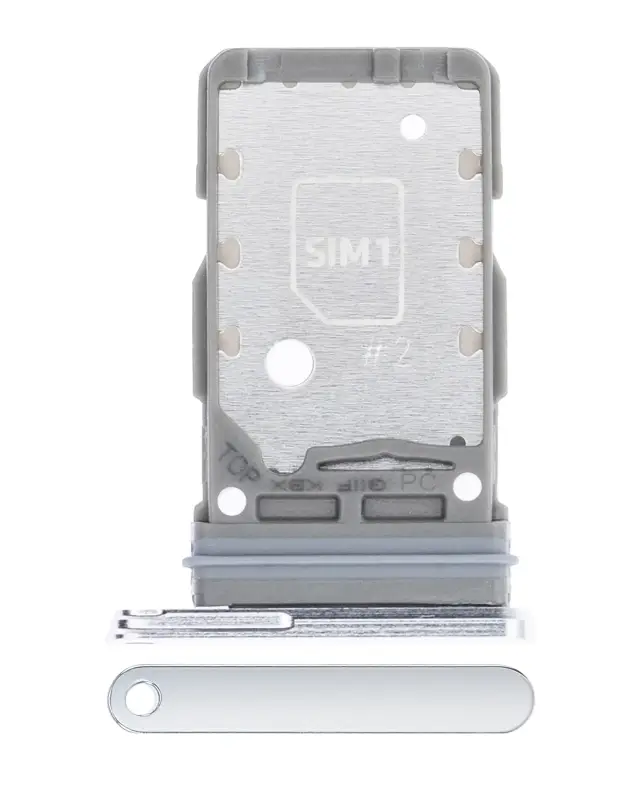 Tiroir double SIM pour Samsung Galaxy S21 Plus (Phantom Silver)