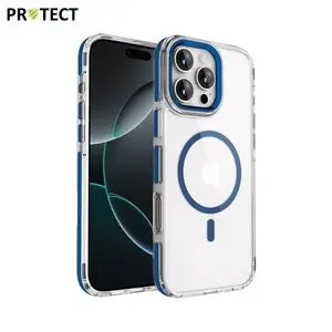 Coque de Protection MagSafe MS01 PROTECT pour Apple iPhone 16 Pro Max Bleu