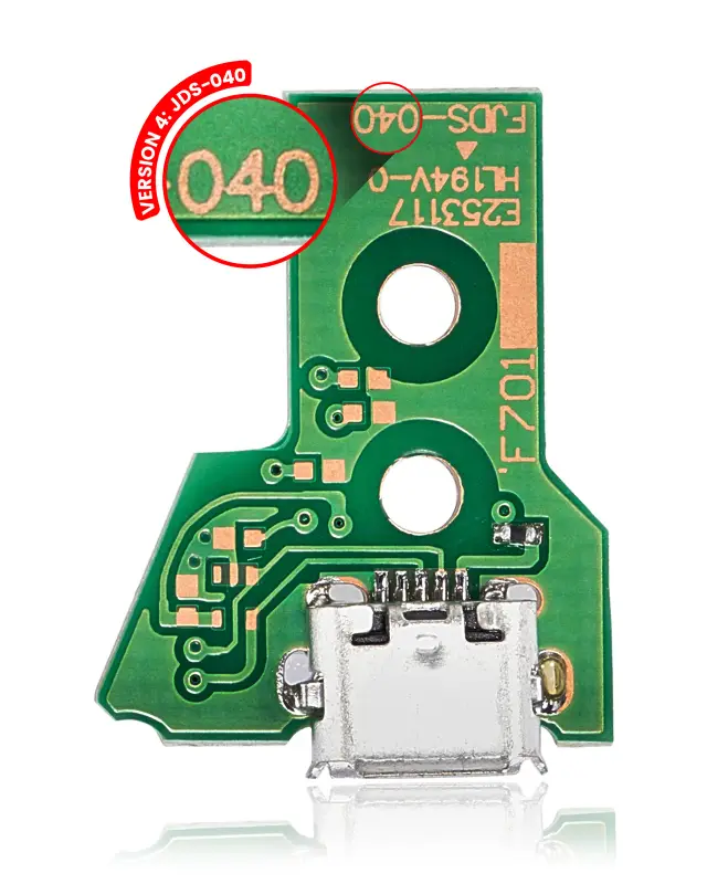 Carte de charge micro-USB à nappe 12 broches pour manette Sony DualShock 4 (PS4) — version 4 : JDS-040