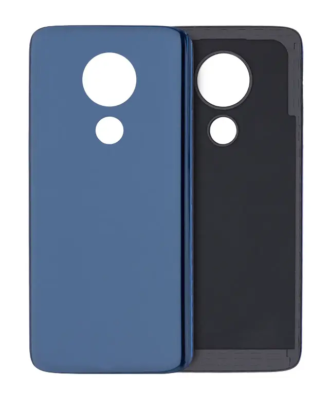 Vitre arrière pour Motorola Moto G7 Power (XT1955 / 2019) (Marine Blue, version internationale)