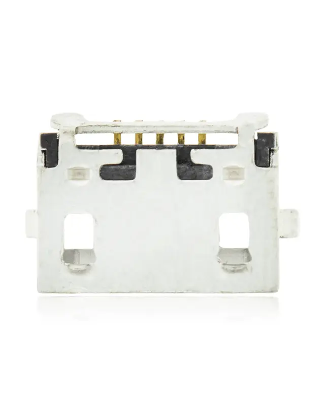 Connecteur de charge à souder — format Micro B, 5 broches, 4 points de fixation (C401)