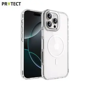 Coque de Protection MagSafe MS01 PROTECT pour Apple iPhone 16 Pro Max Blanc