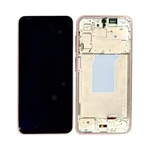 Écran Tactile Oled avec Châssis Samsung Galaxy A26 5G A266 Rose Pêche