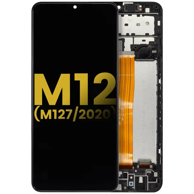 Écran LCD avec châssis pour Samsung Galaxy M12 (M127 / 2020) (reconditionné, toutes couleurs)