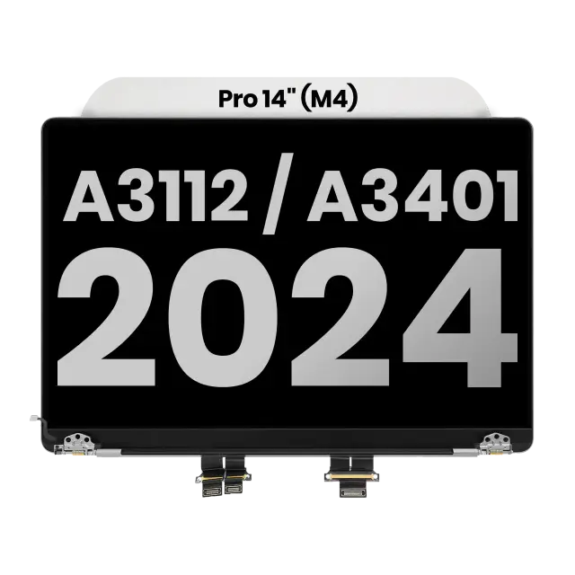Écran LCD complet brillant pour Apple MacBook Pro 14 pouces M4 (2024, A3112 / A3401 / A3185, origine d’occasion, noir sidéral) — vue 1