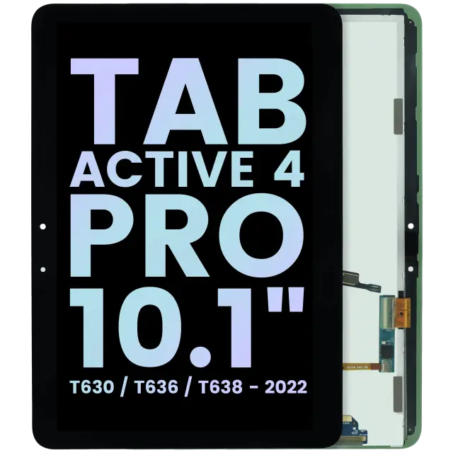 Écran LCD sans châssis pour Samsung Galaxy Tab Active 4 Pro 10.1" (T630 / T636 / T638) (2022) (pack service origine)