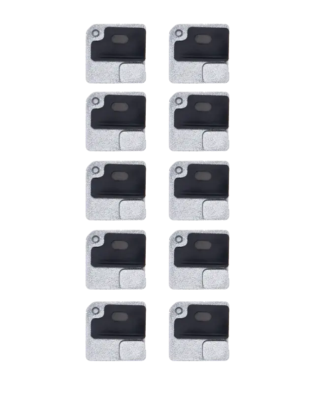 Support de nappe flash / alimentation pour Apple iPhone 12 (blanc, lot de 10)