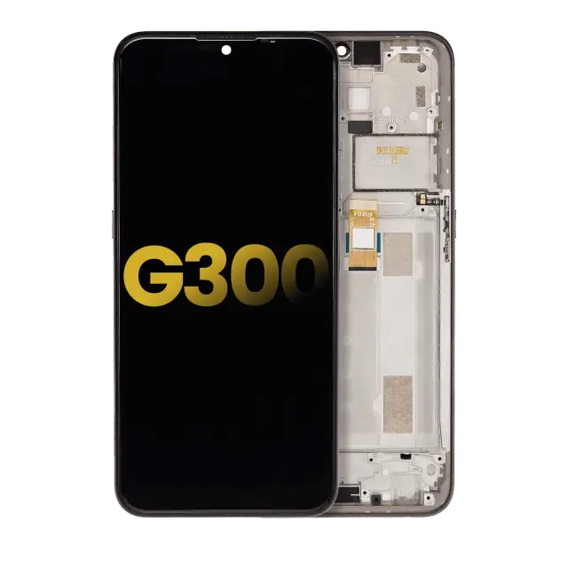Écran LCD avec châssis pour Nokia G300 (reconditionné, Meteor Grey)