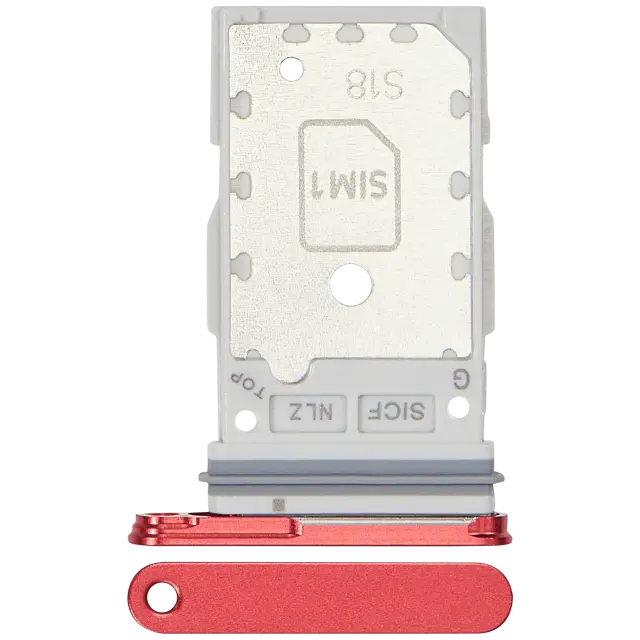 Tiroir SIM pour Samsung Galaxy S25 / S25 Plus (premium, Coral Red)