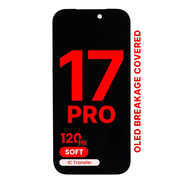 Écran pour Apple iPhone 17 Pro (Aftermarket Pro: XO7 Soft) (120HZ)