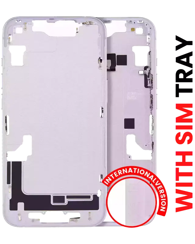 Châssis pour Apple iPhone 14 (version EU, compatible premium, violet)