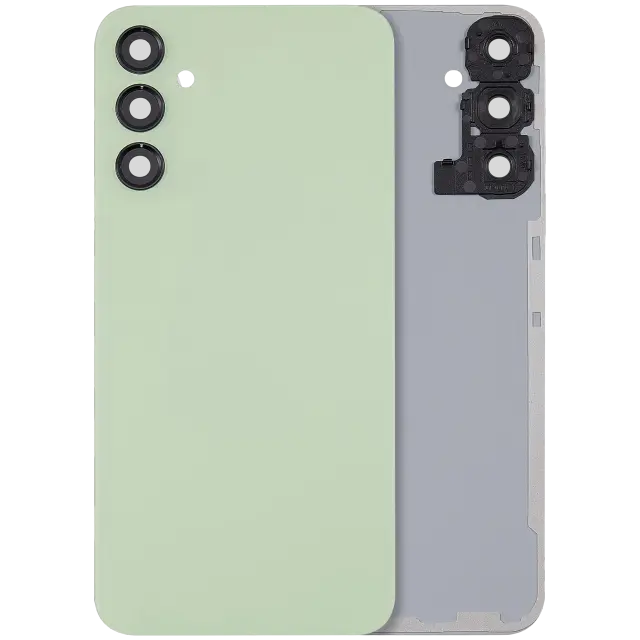 Vitre arrière pour Samsung Galaxy A24 4G (A245 / 2023) (sans logo, compatible premium, Lime Green)