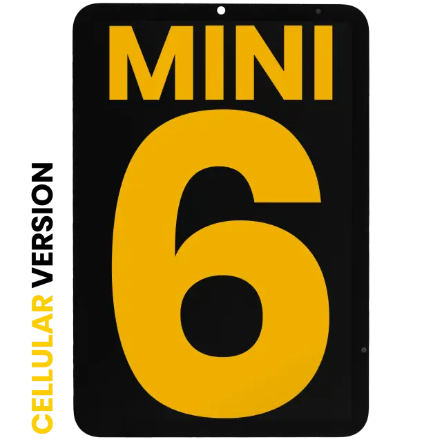 Écran pour Apple iPad Mini 6 (2021) (WiFi & Cellular, reconditionné, toutes couleurs)