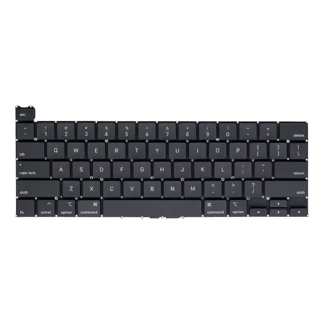 Clavier rétroéclairé avec vis pour Apple MacBook Pro 13" A2251 (2020) (anglais US)