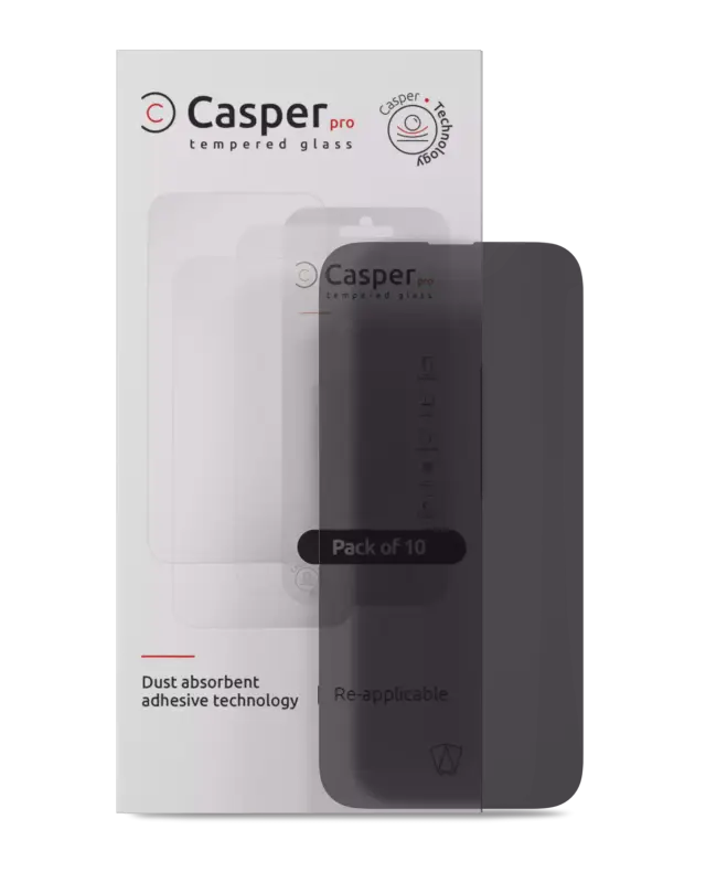 Verre trempé pour iPhone 16 Pro / 17 / 17 Pro (lot de 10, Privacy)