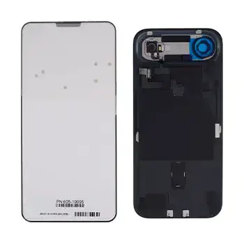 Vitre arrière avec MagSafe, NFC et nappe flash pour Apple iPhone Air (origine, noir sidéral)