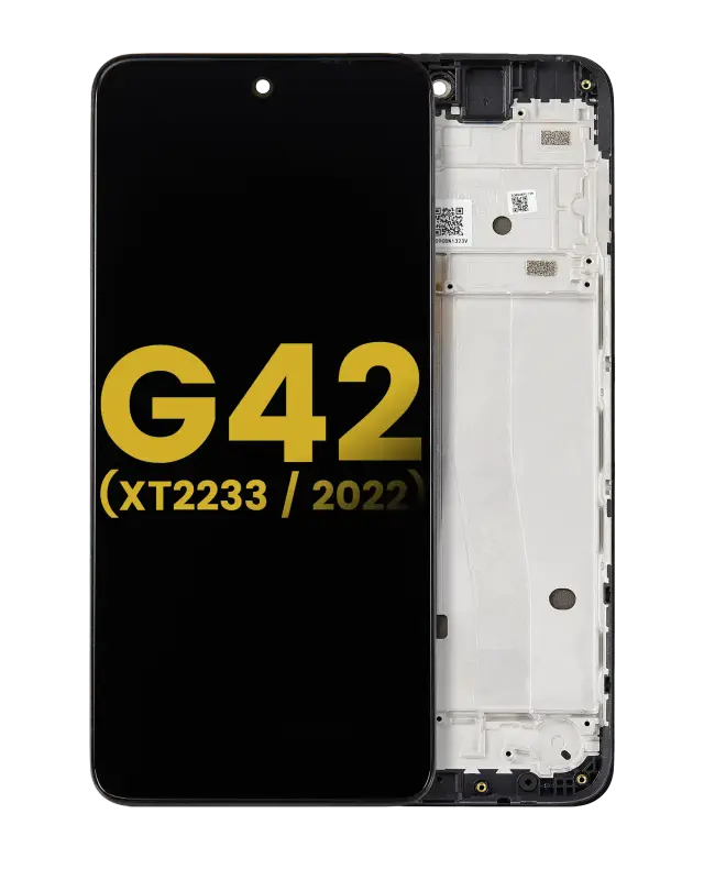 Écran OLED avec châssis pour Motorola Moto G42 (XT2233 / 2022) (reconditionné, toutes couleurs)