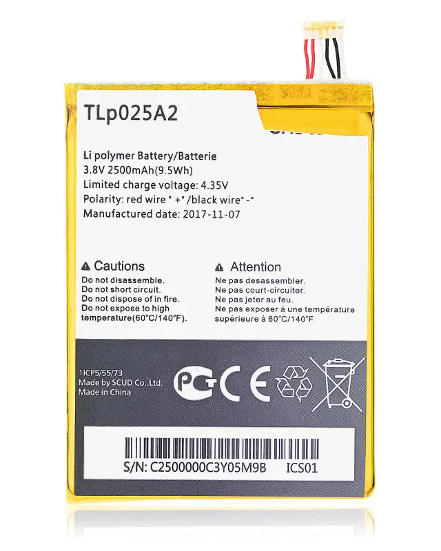 Batterie pour Alcatel One Touch Scribe HD 7046T (TLP025A2)