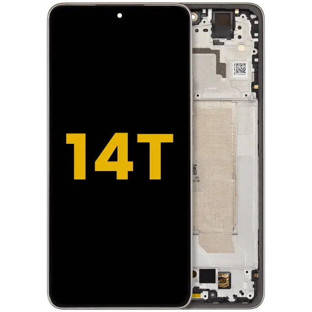 Écran OLED avec châssis pour Xiaomi 14T (reconditionné, Titan Gray)