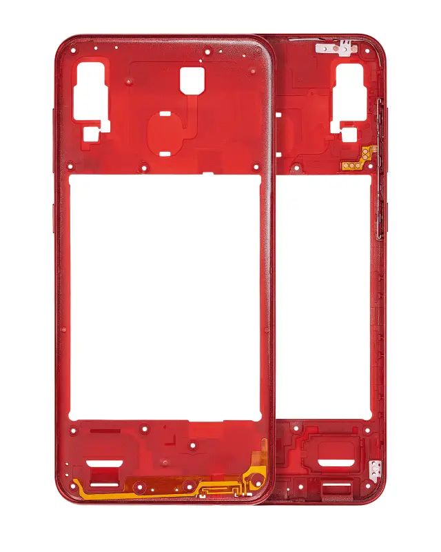 Châssis pour Samsung Galaxy A30 (A305 / 2019) (compatible premium, rouge)
