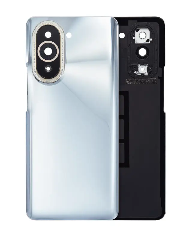 Vitre arrière pour Huawei Nova 10 Pro (argent)