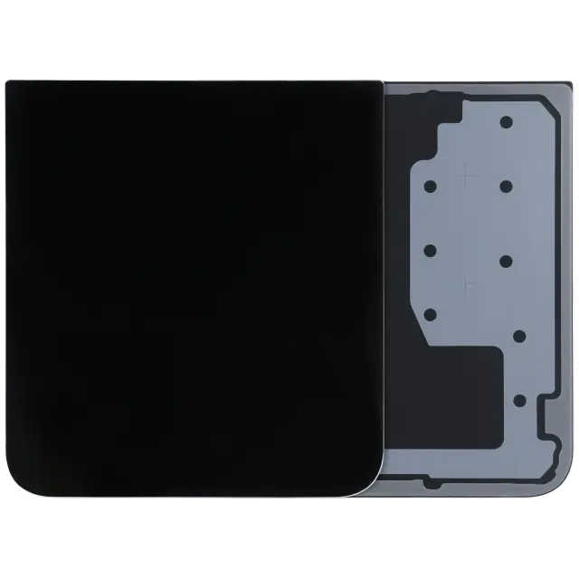 Vitre arrière pour Samsung Galaxy Z Flip 7 FE 5G (pack service origine, noir)