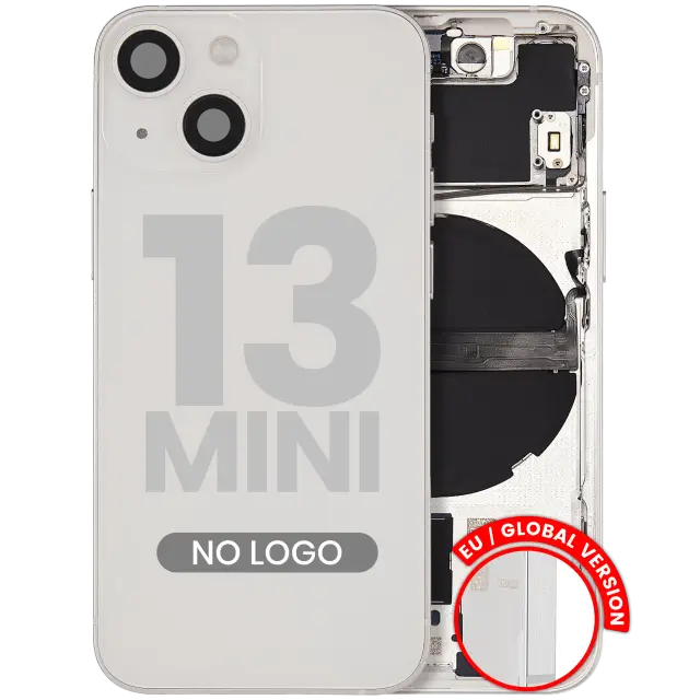 Châssis pour Apple iPhone 13 Mini (version EU, compatible premium, lumière stellaire)