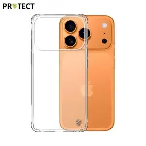 Pack de 10 Coques Silicone Renforcée PROTECT pour Apple iPhone 17 Pro Bulk Transparent