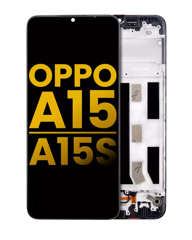 Écran LCD avec châssis pour OPPO A15 / A15S (reconditionné, toutes couleurs)