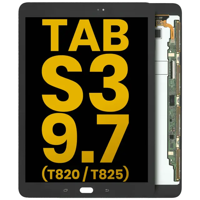 Écran LCD pour Samsung Galaxy Tab S3 9.7" (T820 / T825) (2017) (reconditionné, noir)