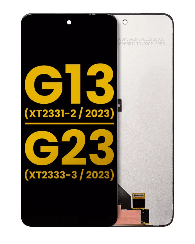 Écran LCD sans châssis pour Motorola Moto G13 (XT2331 / 2023) / G23 (XT2333 / 2023) (reconditionné, toutes couleurs)