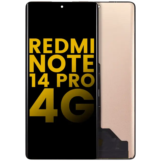 Écran OLED sans châssis pour Xiaomi Redmi Note 14 Pro 4G (reconditionné, toutes couleurs)