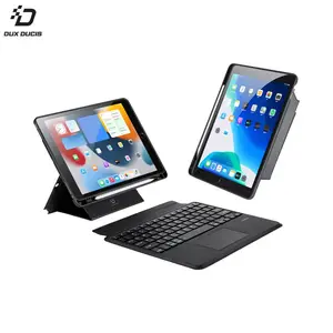 Housse de Protection avec Clavier Rétroéclairé DK Dux Ducis pour Apple iPad 7/iPad 8/iPad Air 3/iPad Pro 10.5"