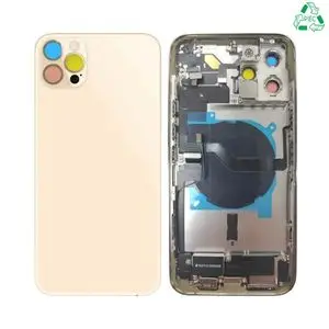 Coque de Réparation Complète Aftermarket (PIEC) Apple iPhone 12 Pro Max (Version US) Or
