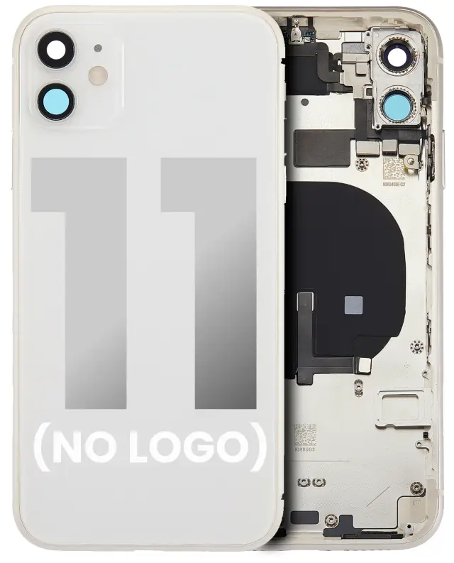 Châssis pour Apple iPhone 11 (sans logo, compatible premium, blanc)