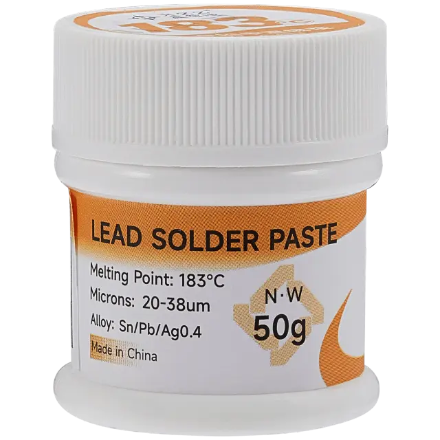 Pâte à souder moyenne température avec plomb XZZ 183 °C (50 g)
