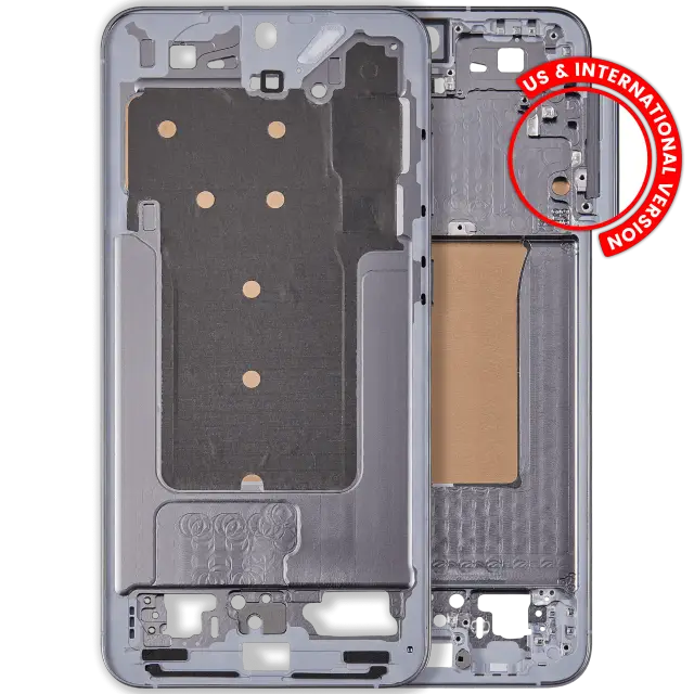 Châssis pour Samsung Galaxy S25 Plus 5G (version US & internationale, Silver Shadow)