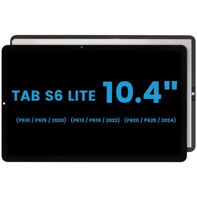 Écran pour Samsung Galaxy Tab S6 Lite 10.4" (P610 / P615) (2020) / Tab S6 Lite (P613 / P619) (2022) / Tab S6 Lite 10.4" (P620 / P625) (2024) (compatible, toutes couleurs)