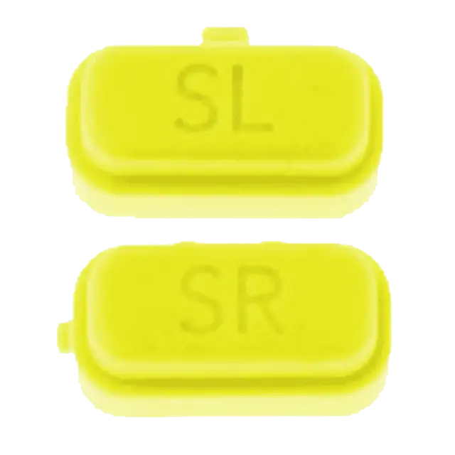 Boutons SR et SL pour manette Joy-Con Nintendo Switch (jeu de 2 pièces, jaune)