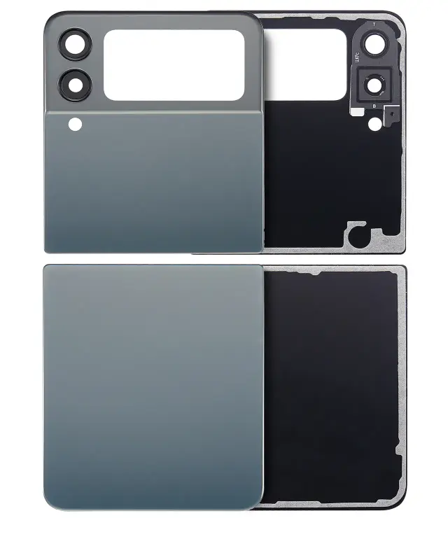 Vitre arrière pour Samsung Galaxy Z Flip 3 5G (compatible premium, vert)
