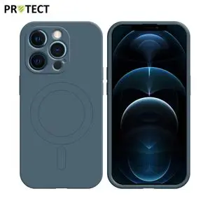 Coque de Protection IZ001 PROTECT pour Apple iPhone 12 Pro Max MagSafe Bleu