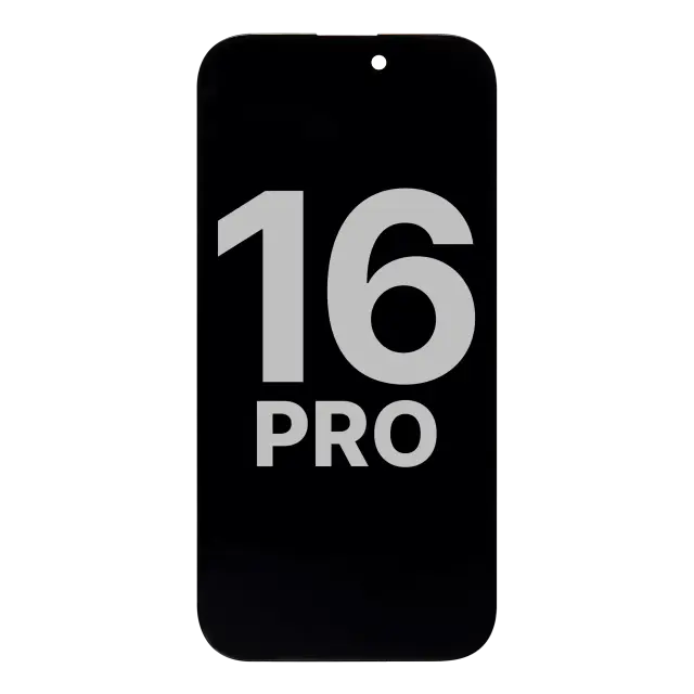 Écran OLED avec nappe du capteur de luminosité pour Apple iPhone 16 Pro (origine d’occasion — grade A)