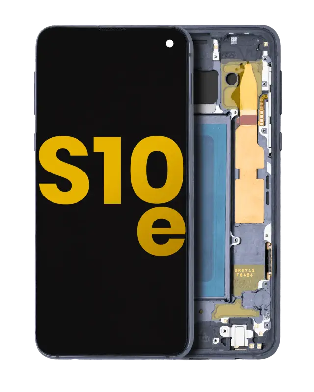 Écran OLED avec châssis pour Samsung Galaxy S10E (reconditionné, Prism Black)